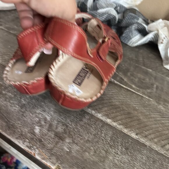 Pikolinos Puerto Vallarta Calfskin Leather Women's Ankle Strap Sandals Size 41 - Picture 4 of 5